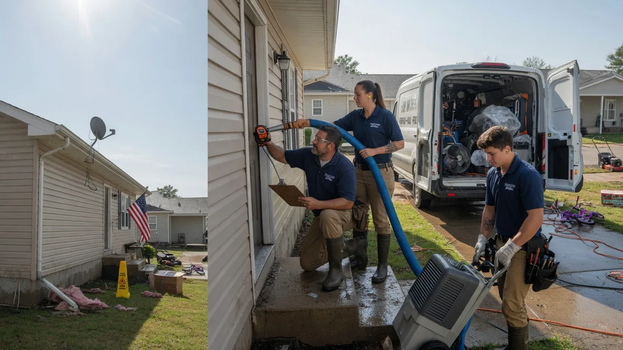 Ceiling Water Damage Restoration in Munfordville, KY near me